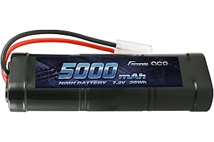 Gens ace 7,2V 5000mAh RC NiMH Batterie avec Prise TMY pour Voiture RC Camion HPI Losi Kyosho Hobby