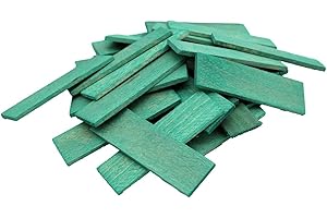 SILISTO Lot de 1000 bois cales | 80 x 24 x 1–6 mm | bois dur Hêtre
