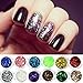 More Care 18 Colors Nail Art Glitter Set Big Hexagon Sequins Decoration for Gel Polish