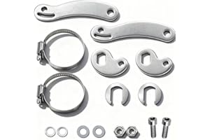 Oiieco 2 Sets Torque Arm Set for Ebike, Universal Ebike Conversion Kit for Front & Rear Hub Motors, Heavy Duty Steel Dropout Protection Conversion Set, Electric Bicycle Maintenance Tool