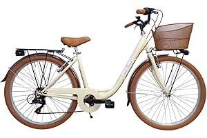 Cicli Tessari - bicicletta donna bici da passeggio city bike 26 cambio 6 velocita' telaio basso