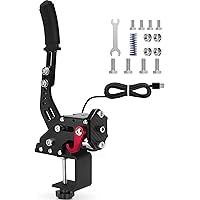 64 Bit Freno a mano USB PC, Aggiornamento SIM Racing Games Freno a mano per LO GITECH G25 G27 G29 T500 T300 THRUST MASTER FAN