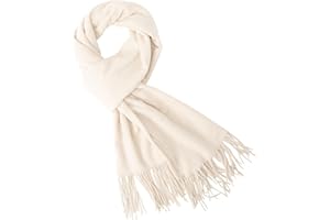 Fjquamitix Women Cashmere Scrarf, Ladies Scarves Pashmina Shawls and Wraps Winter Large Soft Warm Scarf Blanket with Tassel Gifts for Her