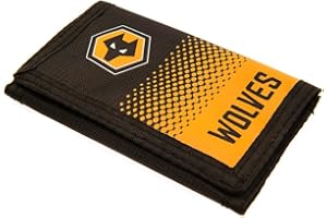 Forever Collectibles UK limited Official Wolverhampton Wanderers FC Wallet, Black Fade Design