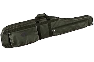 ‎WALD & FORST XL Langwaffen-Futteral Gewehrtasche Premium 135 x 32 cm in grün passend für Gewehre, Büchsen und Flinten inklusive Zielfernrohr, Mündungsbremse oder Schalldämpfer mit dicker Schaumstoffpolsterung