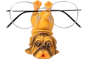 VSPEK Soporte para Anteojos, Soporte Anteojos Unicornio Soporte para Gafas de sol Estante Organizador Almacenamiento para Gafas de Animales Perro Bonitos 3D para Decoración de Escritorio de Oficina en Casa