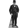 Star Cutouts Ltd SC1451 Winston Churchill Politican Cardboard Cut Out with Free Mini Standee - Ideal for Displays, Events & VE Day Celebrations Height 184cm