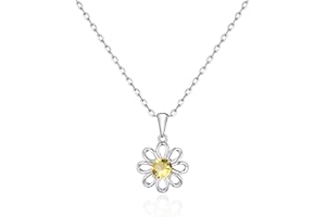 Philip Jones Daisy Necklace Created with Zircondia® Crystals