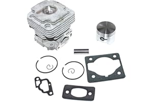 ICOOYO Kit cilindro pistone per decespugliatore Oleo-Mac 453 744 753 755 OS530 OS550 Efco 8530 8535 8550 8753 61112035B