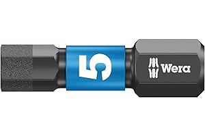 Wera 840/1 IMP DC SB 5,0 05073905001 Jeu d'embouts pour vis à six pans creux Impaktor