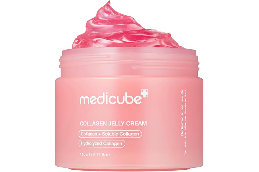 medicube Collagen Jelly Cream - Crema Viso con Collagene Idrolizzato, Niacinamide e Acido Ialuronico Per un effetto Rimpolpan