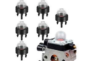 LIAKAI 6 Pezzi Primer Motosega Pompa per Bulbo Primer Carburante Lampadina Pompa Primer Adatto Snap-in Carburatore Primer Bulb per tagliasiepi Lawn Mower Chainsaw