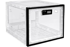Gemaxvoled Abschließbare Box, durchsichtige Box für Medikamente, Premium-Material abschließbare Lagerung Bin Organizer Box für Kühlschrank Lebensmittel/SnacksJail