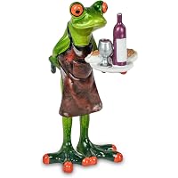 Figurine Solaire Grenouille Qui Bouge La Tête – 6x10 Cm – Fonctionne à La Lumière – Pour Voiture, Bureau, Rebord De Fenêtre – Cadeau Rigolo