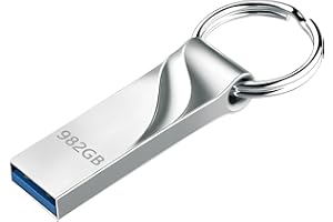 YOAISON 982GB Memoria USB,Alta Velocidad USB 3.0 Pen Drive 982GB, Metal Alta Capacidad Memory Stick,Portátil Memoria Flash con Llavero,Duro Externo para PC/Ordenador/TV/Coche
