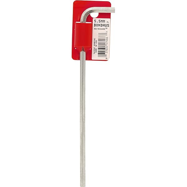 BONDHUS Tagged Barcoded Hex Tip Key Wrench Arm 0037231391805