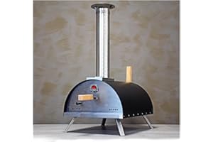 Pizza Mia Vulcano - Forno per Pizza a Pellet, da Esterno e Interno