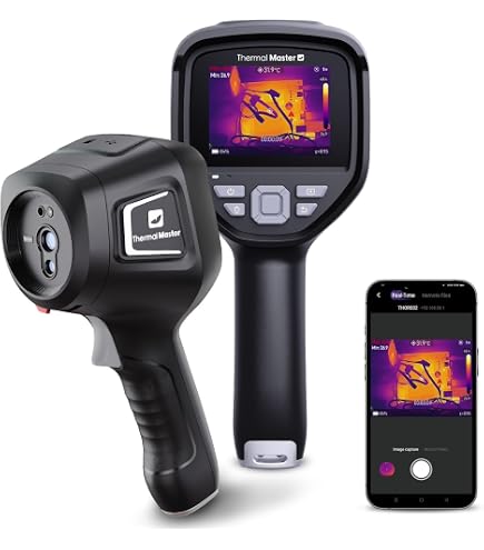 Produktbild von Wärmebildkamera TMT-890 Mit LCD-Farbdisplay – Für Gebäude, Sanierung, Schimmel & Energiepass (Infrarot)