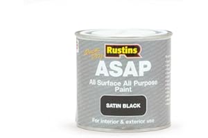 RUSTINS ASAP Paint Black 250ml