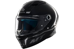 MT Helmets Stinger 2 – Casco Moto Integral Deportivo con Pantalla Antivaho Compatible con Pinlock, Visor Solar Full Vision, Interior Lavable y Calota HIRP | Homologado ECE 22.06 & Dot
