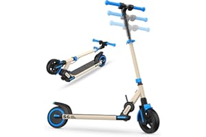 ‎ISINWHEEL Elektroroller , e Scooter für Kinder von 6-12, 150W Motor, Maximale Reichweite 15KM, Abnehmbarer Lenker | bis 60kg | 4-Höhenverstellbar | Elektro Scooter Geschenk und Jugendliche