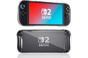 Patamiyar Hülle für Nintendo Switch 2 2025, Transparent TPU Schutzhülle Nur für 2025 Nintendo Switch 2, Stoßdicht Anti -Kratzer Klarer Nintendo Switch2 Hülle - Klar