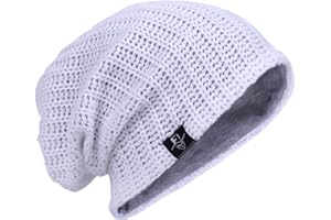 VECRY Bonnet Hiver Été Chapeau Tricoté Homme Rasta Slouchy Beanie Hats