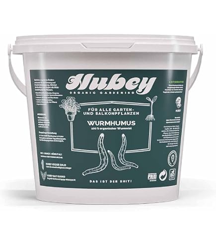 Humus De Lombric Biologique 100% Italien - 2L, PH Neutre, Enrichit Sol Plantes, Fleurs, Potager - 2