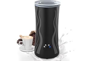 KAEFUYS Montalatte Elettrico 4 in 1 Schiuma Latte Elettrico 600W 240ML Macchina per Cappuccino in Acciaio Inox Montalatte Automatico per Cappuccino Macchiato Caffè Latte