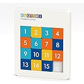 ROXENDA Zahlen-Schiebepuzzle – Klotski Puzzle 4x4 Macaron Lernspielzeug für Kinder Trainiert Konzentration & Logik Brain Teas