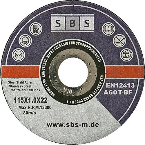 100 Stück INOX Trennscheiben 115 x 1,0 mm für Trenn- oder Winkelschleifer - 4