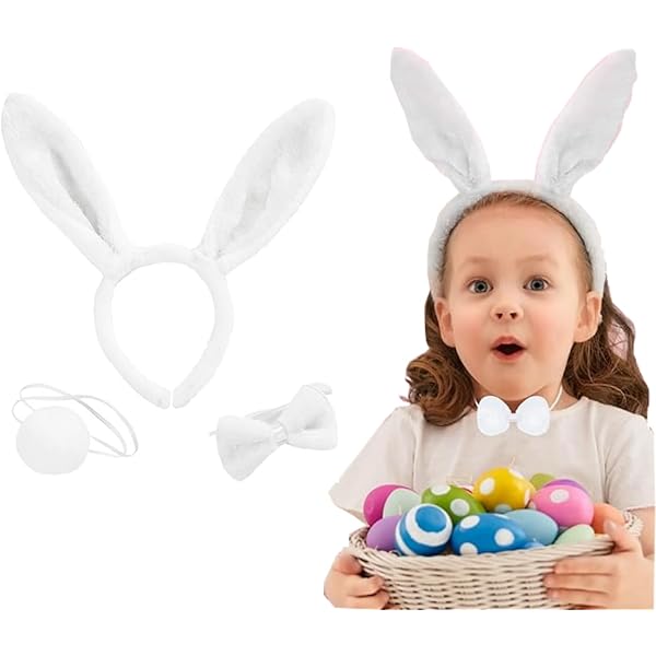 Cerchietto Con Orecchie Da Coniglio E Coda Pelosa: 6 Pezzi Per Pasqua, Party, Cosplay E Foto Divertenti!