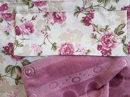 Handtuchschürze! 3-teiliges Schürzen-Set; Kochschürze mit Handtuch, Ofenhandschuh und Topflappen (Rosa) - 5