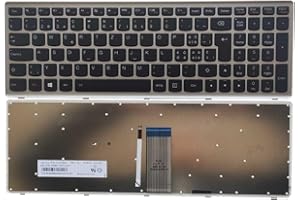 YANHAO [Laptop-Tastaturen] Neue Schweizer Tastatur for Lenovo Ideapad U510 U510-IFI Z710, Hintergrundbeleuchtung, Silber, Notebook-Laptop-Tastatur