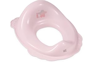 Hylat Baby Sedile Wc per Bambini, Utile Per l'addestramento alla Toilette, per Ragazze e Ragazzi, Materiale Solido, Gomma Antiscivolo (Rosa)(Abbracciami)