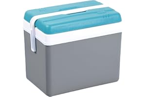 Kühlbox Passiv 35L – Tragbare Isolierbox ohne Strom, Campingbox für Auto, Picknick & Strand – Kompakte Eistruhe mit Deckel – Kamai Coolbox
