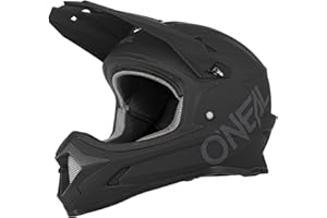 O'NEAL | Casco de Bicicleta de montaña Fullface | MTB DH Downhill FR Freeride | Carcasa ABS, Cierre magnético, supera la Norma de Seguridad EN1078 | Casco SONUS | Adulto