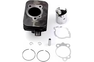 GENERIC Moto 43mm 65cc Big Bore Cylinder Kit adatto per Piaggio Ciao Boss 50 Boxer Grillo Si Bravo Ceao 50cc 2 tempi