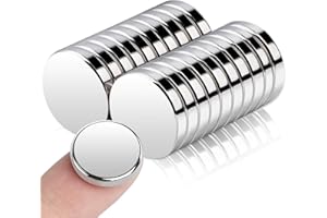 DGDUBRB 15x3mm Small Magnets for Crafts, 20Pcs Strong Fridge Magnets Neodymium Disc Magnet s, Muti-Use Rare Earth Magnet Crafts for Whiteboard, Refrigerator, DIY