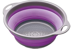 Colourworks Passoire rétractable 2 poignées (Violet)