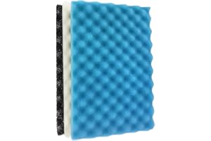 LTWHOME Fischteich Schaumfilter Schwamm Serie 43,2 x 27,9 cm 3 Grade Media (Packung mit 1 Serie)