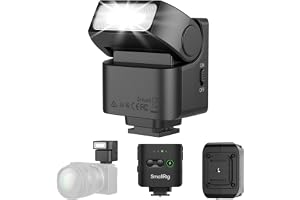 SMALLRIG RS-22 minikamerabilder för Sony, för Nikon, för Canon, för Fuji, manuell Speedlite GN8, 85° justerbar, 4 nivåer 1/1