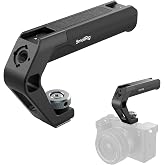 SMALLRIG Lightweight Top Handle with Cold Shoe, 4 oz - 5976 | Location Hole for ARRI and Two Cold Shoes, for Cameras