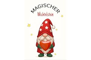 SCINZENE Wichtel Geschenke Set - (Wichtelstein + Karte + Organzasäckchen), Wichtelzubehör, Wichtel Geschenke Kinder, Wichtelstein Als Geschenk Und Wichtel Zubehör Weihnachten, Glücksbringer Für Jungen Mädchen