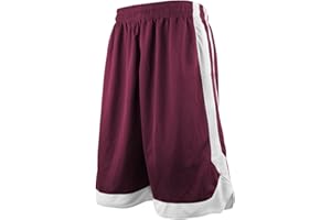 TOPTIE Herren Sport Shorts, Basketball Trainingsshorts Kurze Sporthose mit Taschen