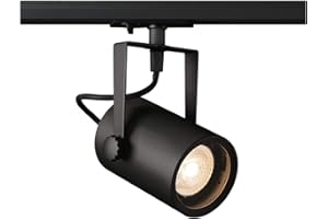 ‎SLV SLV EURO SPOT TRACK SPOT | LED Strahler 1-Phasen, Dreh- und schwenkbarer Schienen-Strahler, Deckenstrahler, Deckenleuchte, Schienensystem, Innenleuchte|inkl. 1Phasen-Adapter