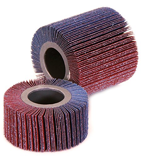 CS Unitec 47214 PTX Flap Wheel, 120 Grit, 4" Diameter x 4-1/8" Wide