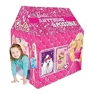 Zitto Barbie Theme Kids Play Tent House, Multicolour