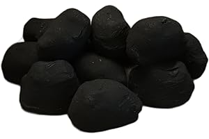 COALS 4 YOU NW LTD Gas Fire Replacement Oval Random Shaped Random Size Cast Coals 40mm To 70mm Pack of 10