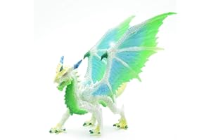 SYKEROUT Ice Dragon, Animal Figures, Ice Dragon Toy, Eldrador Shadow World, Ice Dragon Toy, Eldrador Mini Creatures, Ice Dragon Toy, Action Figure, Children, Realistic Dinosaur Model, Children's Birthday